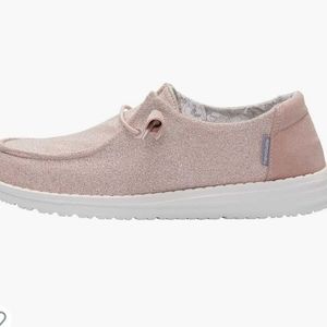 Hey dudes glitter pink size 8 never been worn